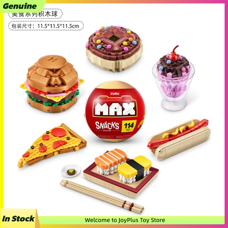 Food Snacks Gifts - ZURU MAX スナック ブラインドボックス ビルディングブロック ミニスナック