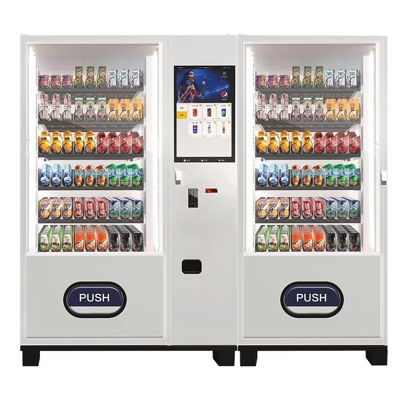 Food Snacks Drinks - 自動冷蔵飲料販売機スマート飲料スナック食品ディスペンサー商業用小売機器キオスク