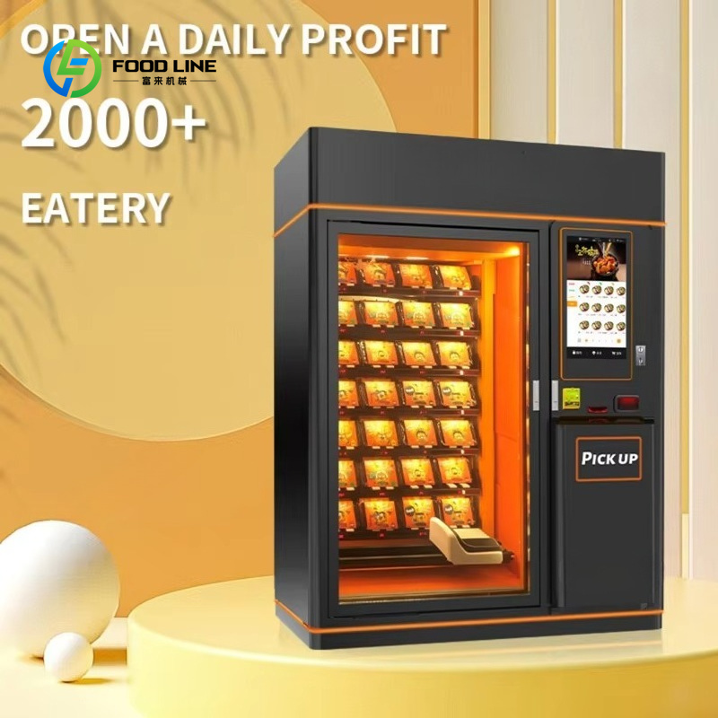 Snacks Food Usa - カスタマイズ可能な温かい食品自動販売機、ファーストフードサンドイッチ自動販売機、スナック冷凍食品自動販売機（電子レンジ付き）
