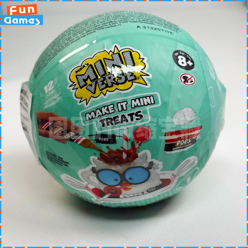 Food Snacks Gifts - MGAミニバース ミニブラインドボールトイ ハロウィンフード プレイハウストイ ブランドスナック ミニミステリーボックス