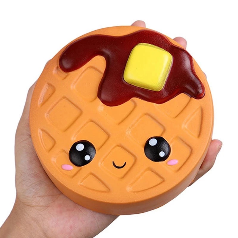 Junk Food Snacks - クリームの香りのジャンボチョコレートケーキスクイーズスローライジングPUソフトスクイーズトイシミュレーションデザートストレス解消フィジェットギフト