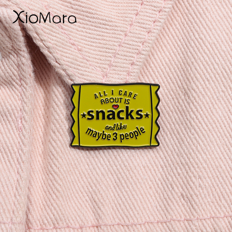 Junk Food Snacks - すべてのケア製品は、スナックブローチ、バックパックバッジ、友達へのジュエリーギフト、不要なフード愛好家のブローチラペル