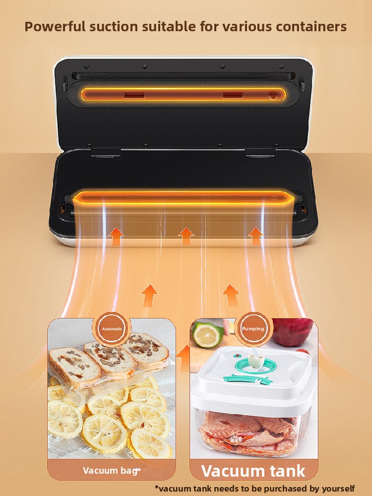 ミニ真空シーラーマシン自動家庭用食品シーリングマシン、スナッ - Food And Snacks のレビューと価格