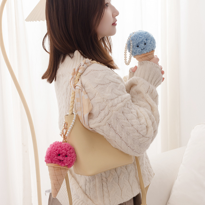 かわいい漫画アイスクリームぬいぐるみぬいぐるみ食品スナック枕 - Food Snacks Gifts のレビューと価格