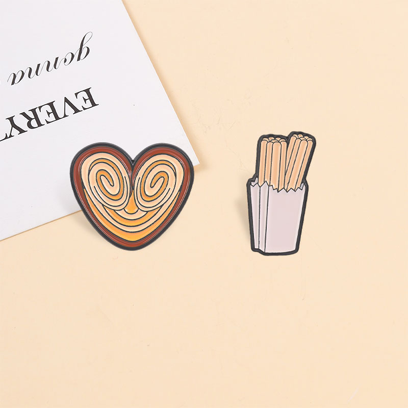 スペイン料理エナメルピンおいしいスナックチュロパルメラスイー - Food Snacks Gifts のレビューと価格
