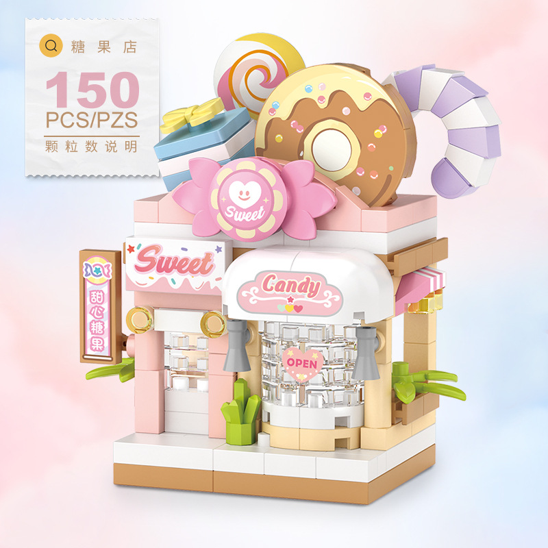 フードショップストリートシリーズ - ミニシティショップハウ - Food And Snacks Ideas のレビューと価格