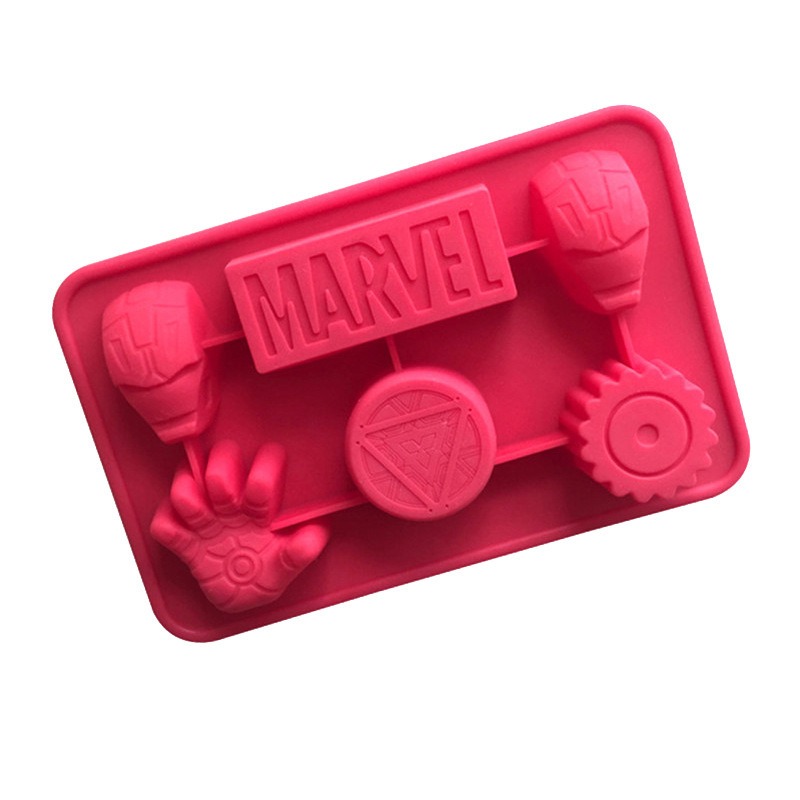 マーベルモールドアイアンマン漫画アニメ 3D シリコーン D - Junk Food Snacks のレビューと価格