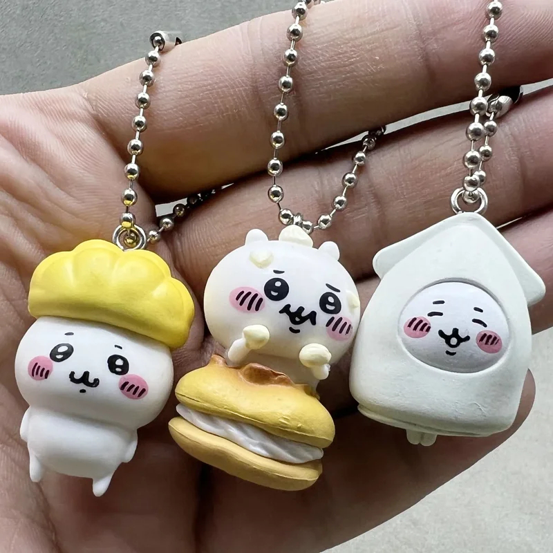 ちいかわフードテーマ3Dフィギュアビーズチェーンキーホルダー - Food Grocery Snacks のレビューと価格