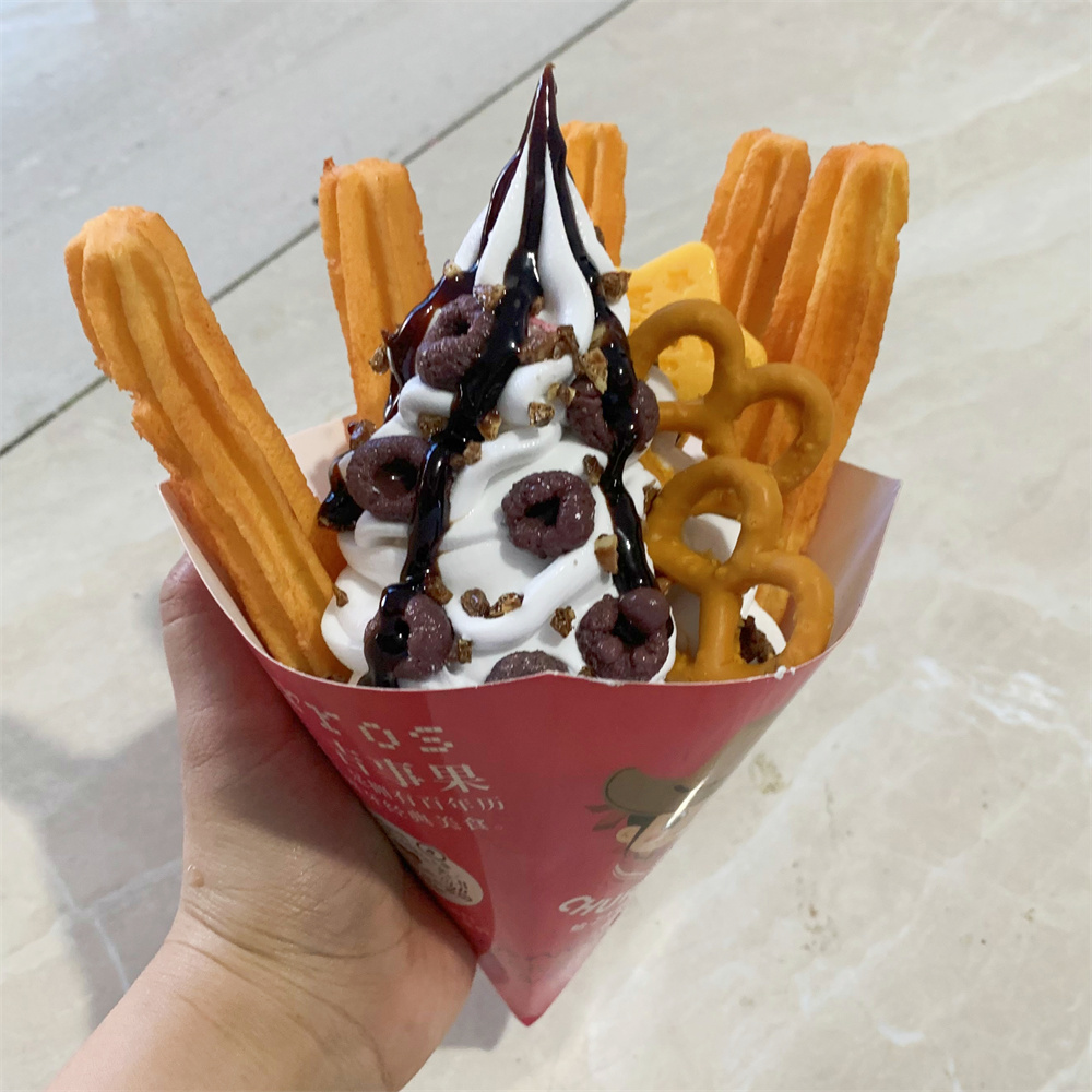 人工甘い砂糖のチュロス,ヌテラチョコレートのデザートレシピ, - Junk Food Snacks のレビューと価格