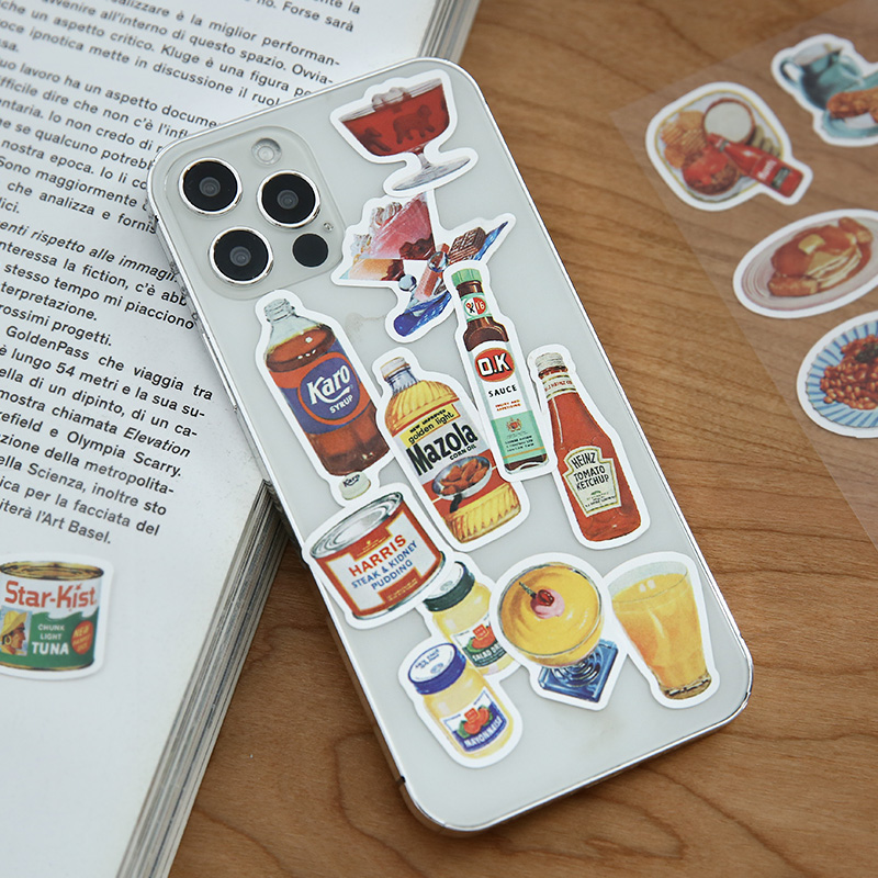 かわいいフードステッカー、おしゃれなスナック、ソース、料理、 - Junk Food Snacks のレビューと価格