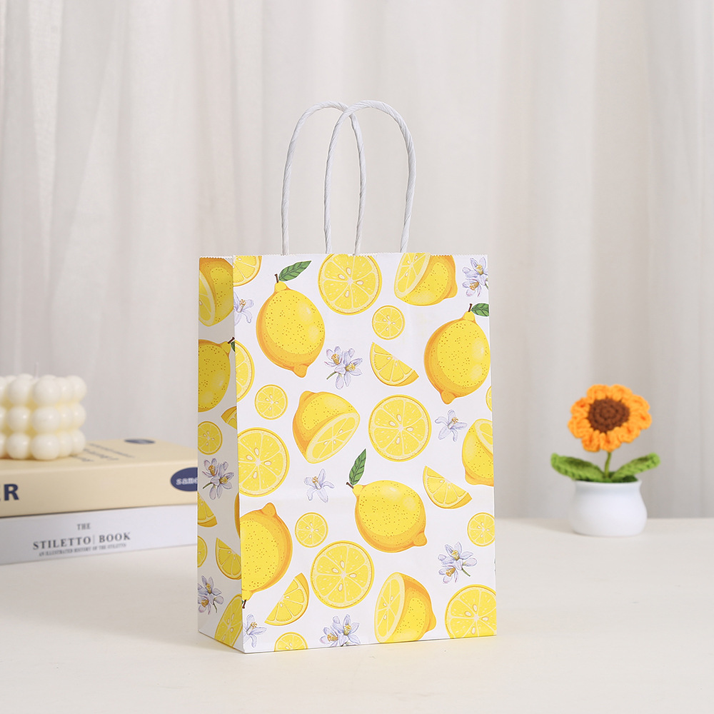 6 個トロピカルサマーハローレモンテーマビスケットスナック紙 - Food Snacks Gifts のレビューと価格